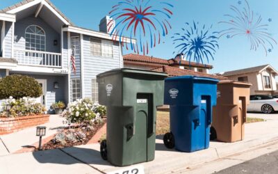 NEW WEEKLY 3-CART TRASH SERVICE Starts July 5 – and NO DELAY Due to 4th of July Holiday