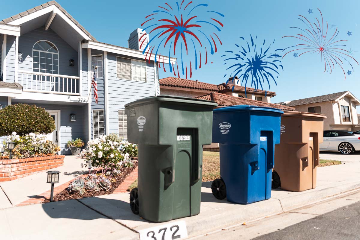 NEW WEEKLY 3 CART TRASH SERVICE Starts July 5 And NO DELAY Due To 4th 