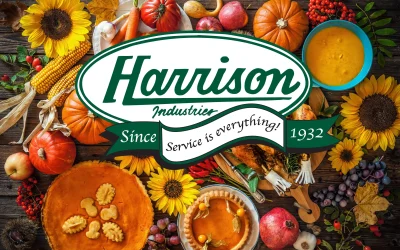 Harrison’s Thursday and Friday customers will have trash collection delayed one day for Thanksgiving Holiday