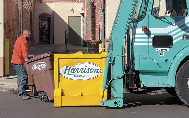 Commercial Food Waste pick up by EJ Harrison & Sons