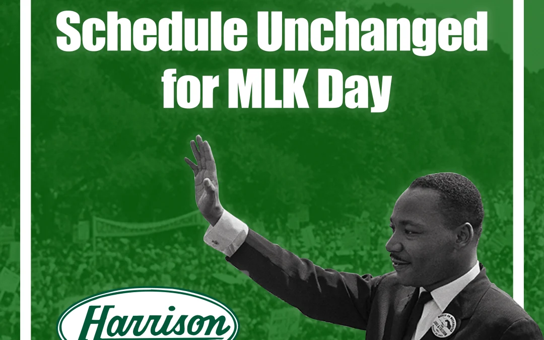 Holiday trash collection schedule to remain unchanged for the for MLK Day 2024