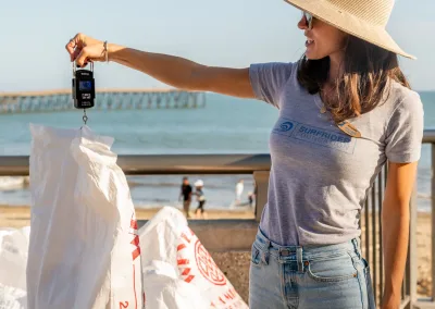 Coastal-Cleanup-Day-2025-weighing-bags-or-trash