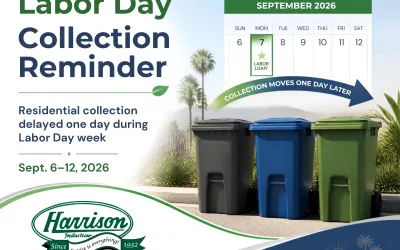 Labor Day 2026 Trash Collection Schedule for Ventura County
